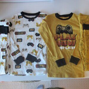 NWOT Bundle of 2 Boy's Carter's Video Game Pajama Sets Size 8